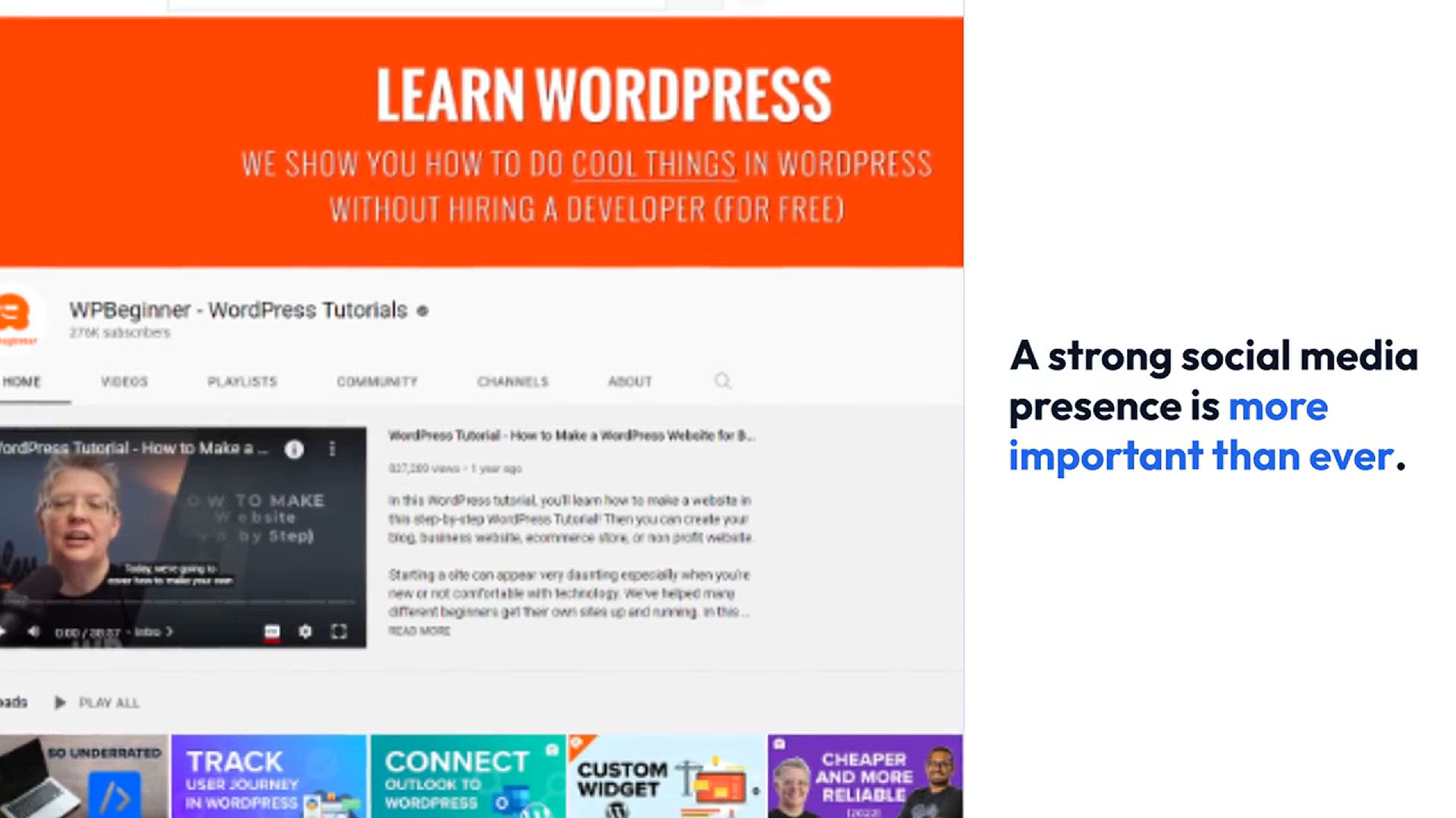 'Video thumbnail for The Complete Social Media Cheat Sheet for WordPress (Updated)'