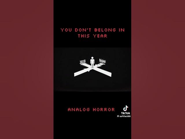 Video thumbnail for Your in the wrong year #horror #enterthebackrooms #analoghorror #scary