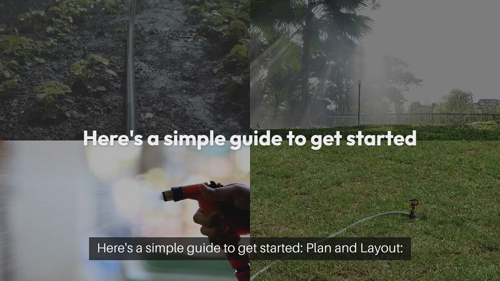 'Video thumbnail for DIY Drip Irrigation Setup'