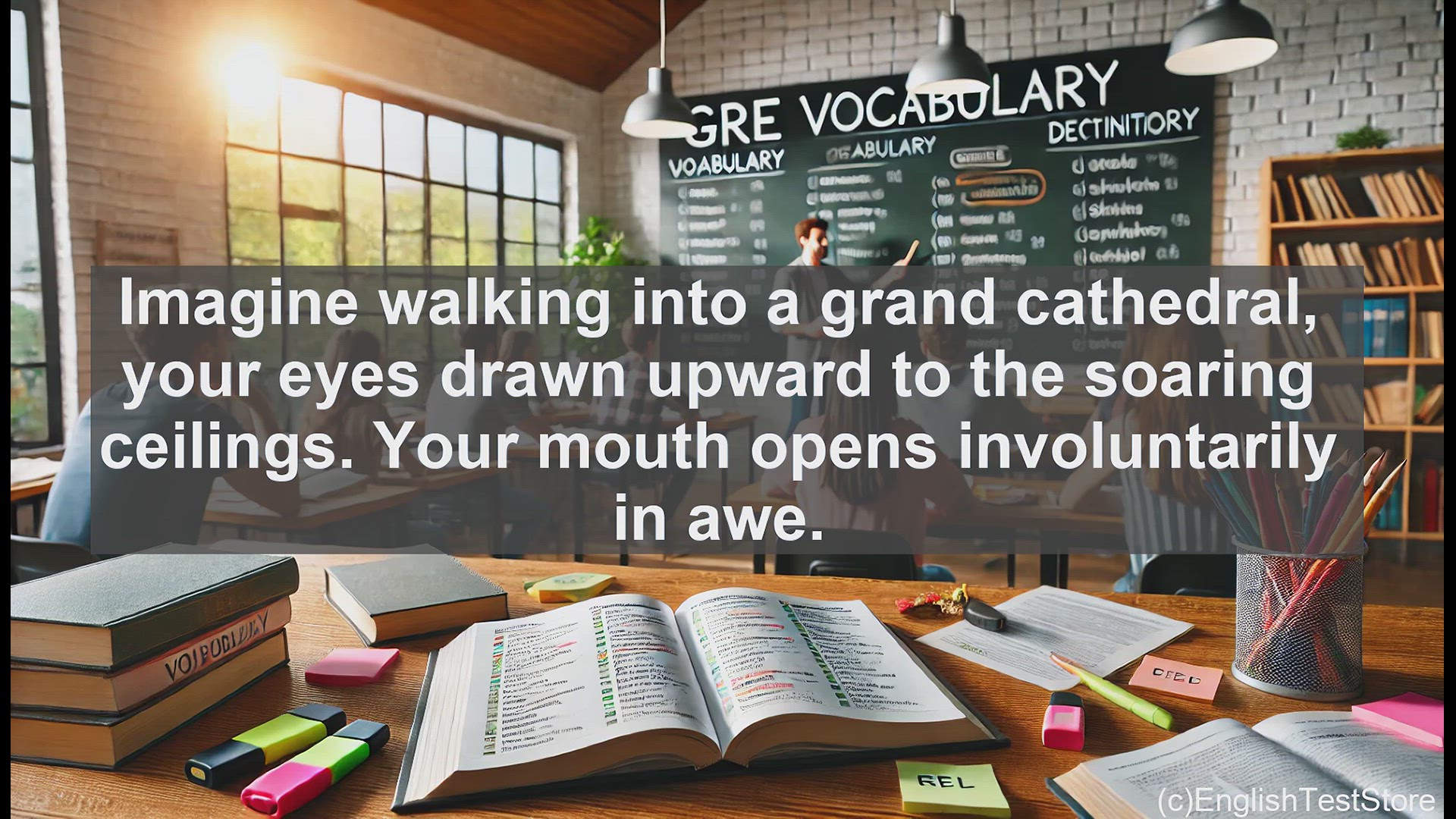 'Video thumbnail for GRE Vocabulary Lesson: The Wondrous Act of Gaping'