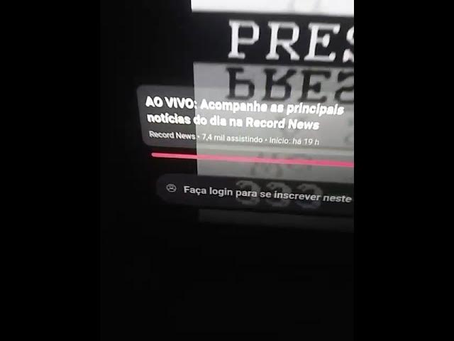 Video thumbnail for Canal Record News foi hackeado hoje com um vídeo bizarro! 29/07/2025