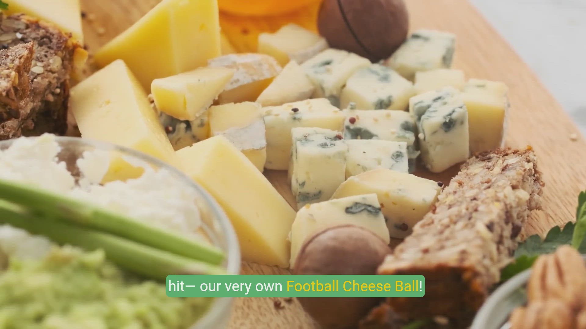Video thumbnail for Score Big with This Easy Football Cheese Ball Recipe!