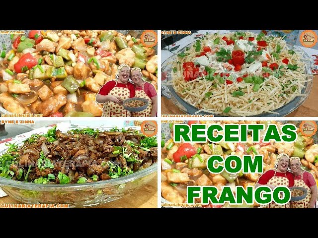 'Video thumbnail for Frango Xadrez Super Suculento, Salpicão de Frango Refrescante, Frango Acebolado com Batata Doce'