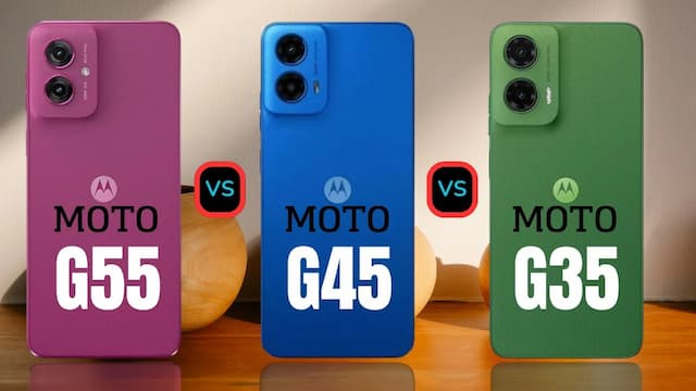 'Video thumbnail for Motorola G55 5G vs Motorola G45 5G vs Motorola G35 5G'