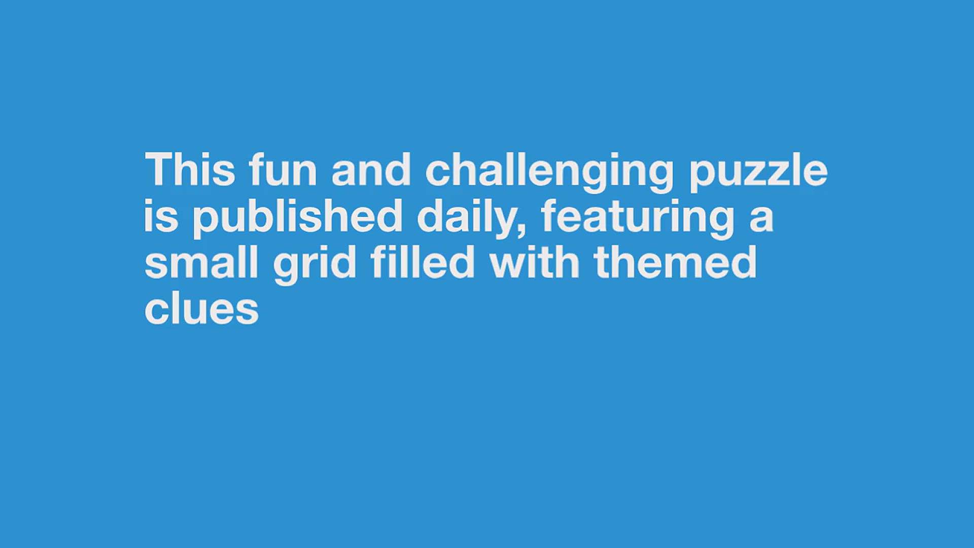 'Video thumbnail for Daily Themed Mini Crossword September 8 2024'