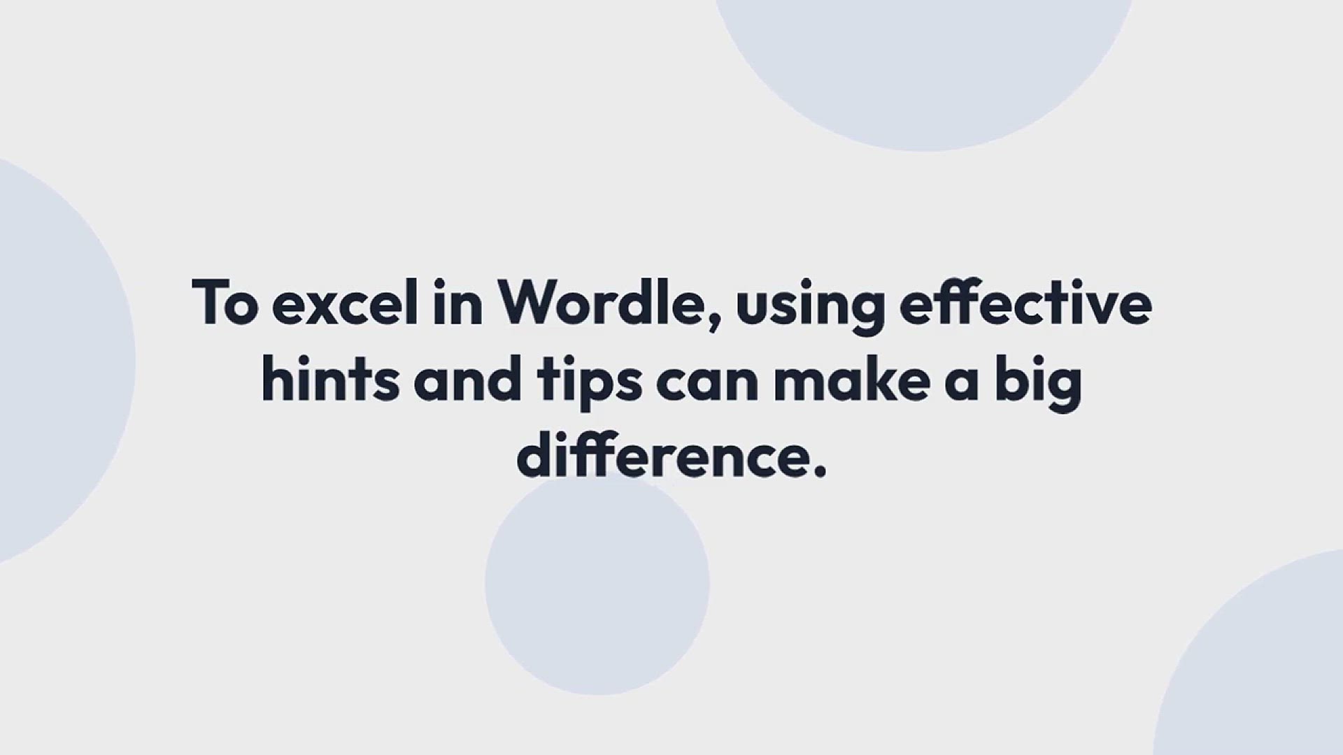 'Video thumbnail for Best Wordle Game Hints and Tips'