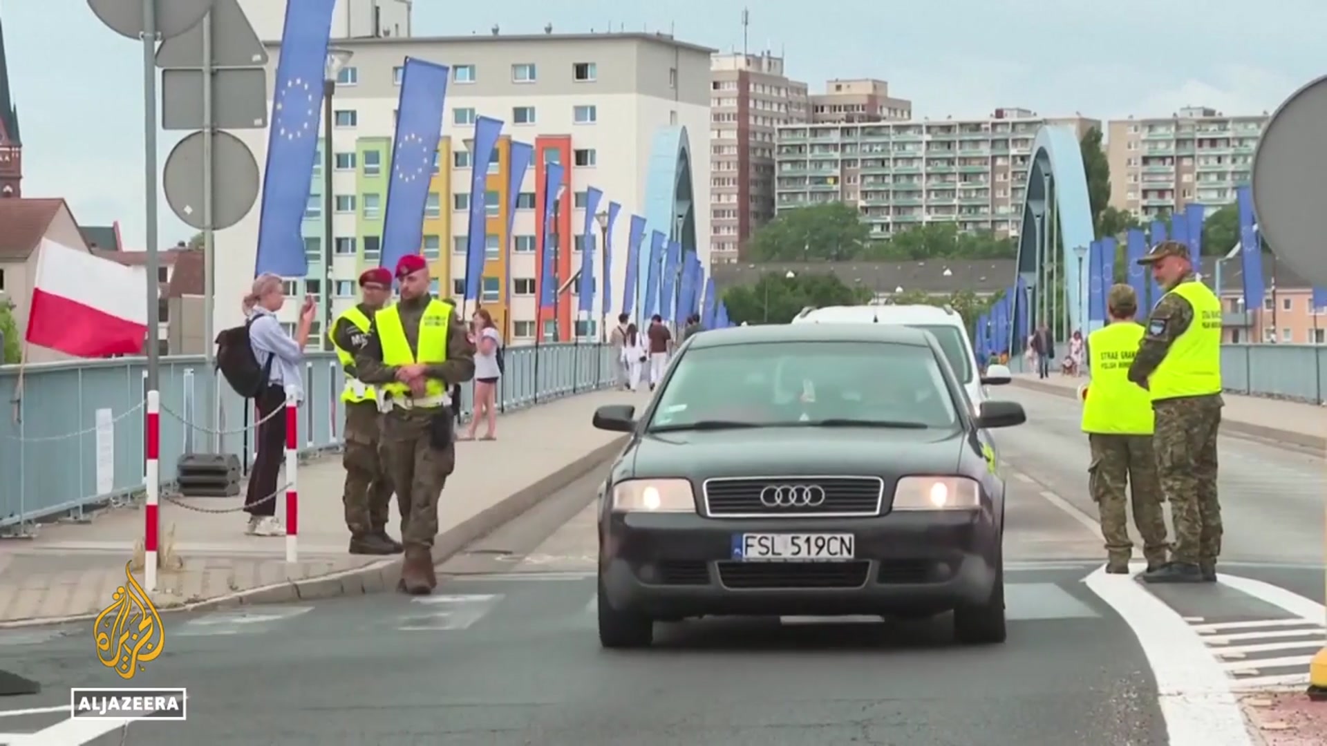 'Video thumbnail for Poland reinstates border checks with Germany and Lithuania to curb undocumented migration'