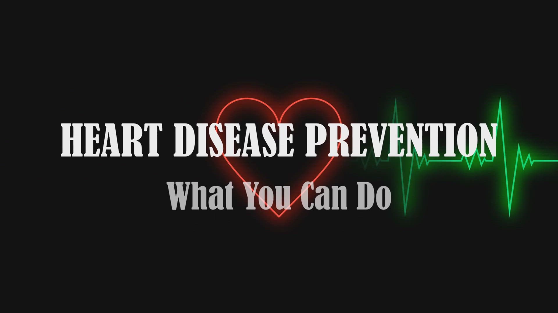 Video thumbnail for What Can You Do To Prevent Heart Disease