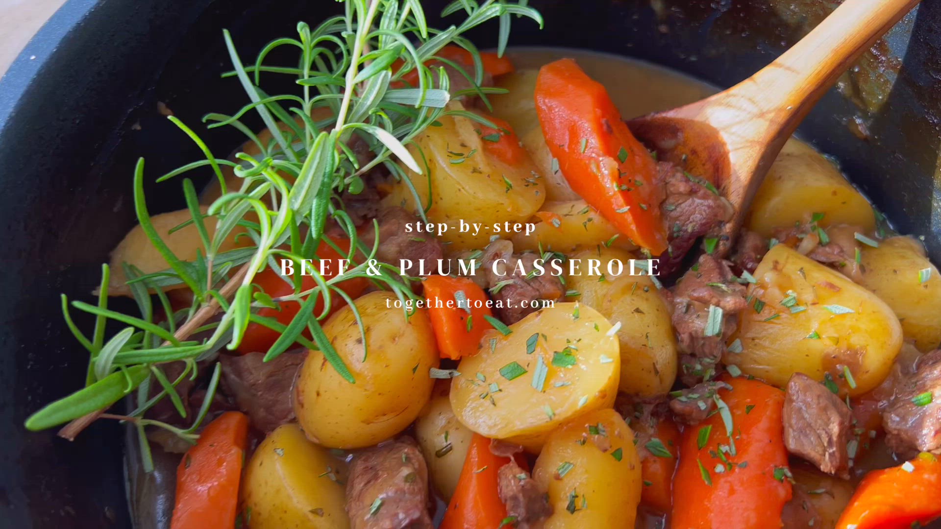 'Video thumbnail for Beef & Plum Casserole YT'