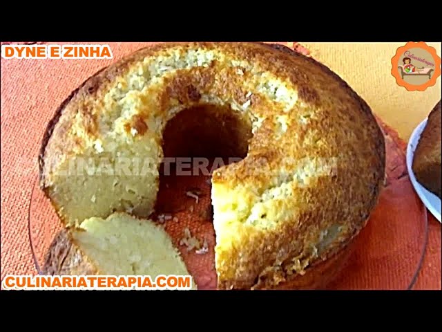 'Video thumbnail for BOLO DE FLOCÃO DE ARROZ COM LEITE CONDENSADO E LEITE DE COCO - Culinária Terapia por Dyne e Zinha'