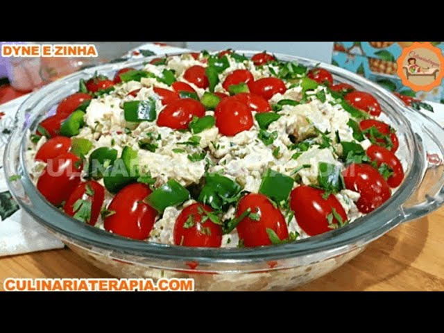 'Video thumbnail for SALADA DE BATATA ESPECIAL DE FESTAS SUPER FÁCIL @Culinariaterapia'