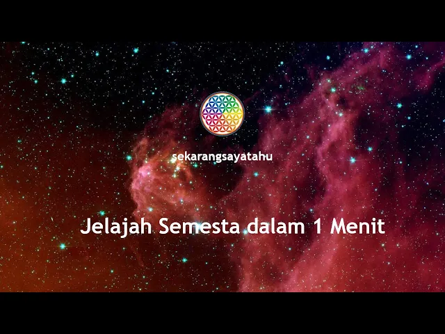 Video thumbnail for 1 menit terbang di semesta
