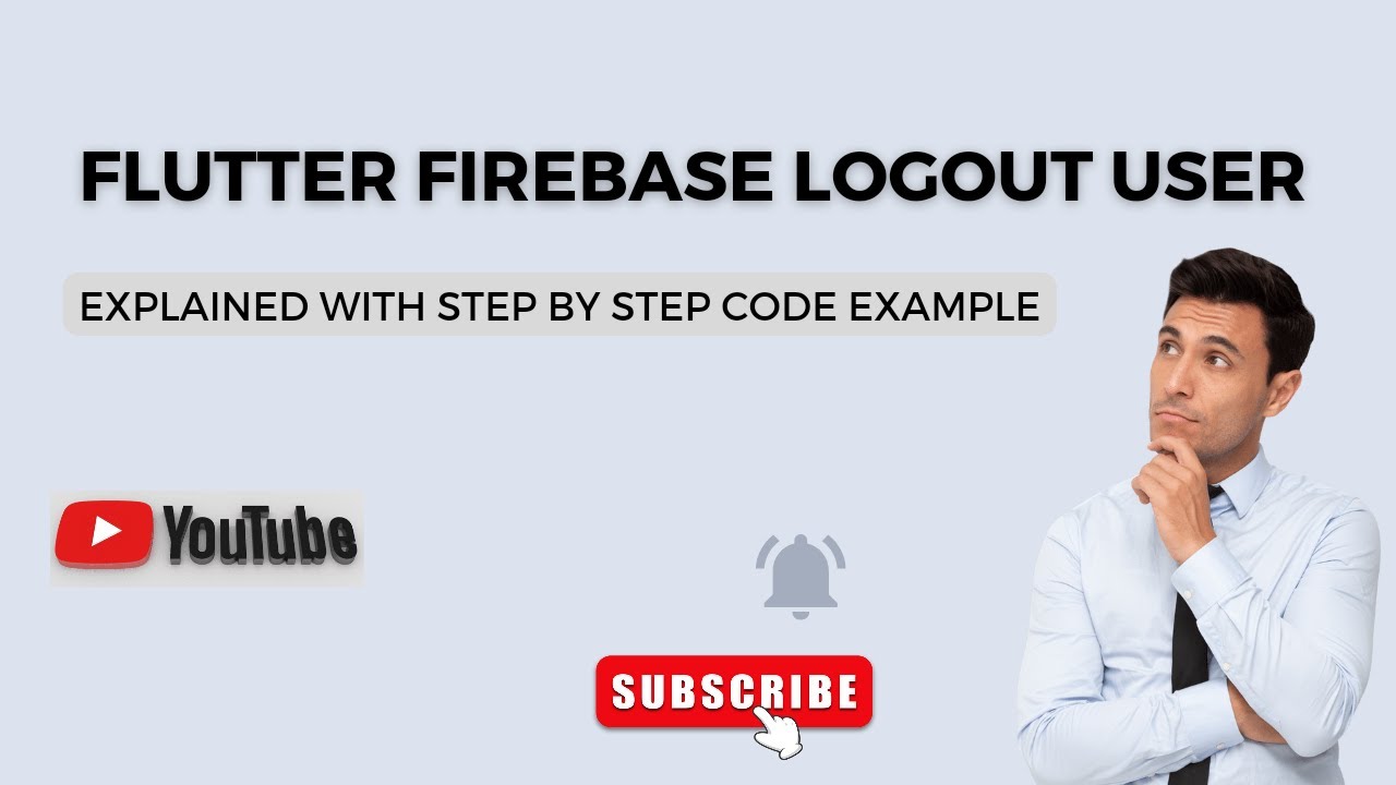 'Video thumbnail for Flutter Firebase Logout User | Practical Code Example | Flutter Firebase Tutorial | Part 4'