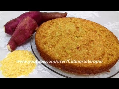 'Video thumbnail for BOLO DE BATATA DOCE COM FLOCÃO DE MILHO E LEITE CONDENSADO - Dyne e Zinha'