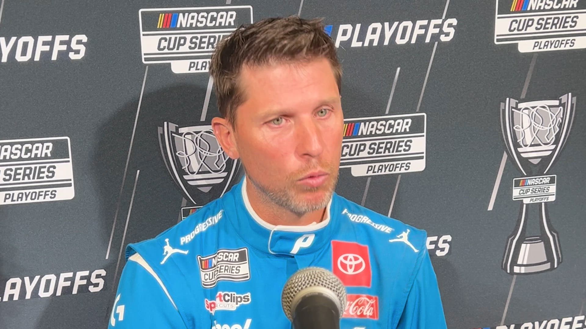 Video thumbnail for Denny Hamlin Expects to Make The Championship 4 This Year
