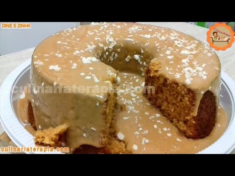'Video thumbnail for Bolo de Chocolate Branco com Doce de Leite e Caramelo - BOLO GALEGA MALUCA'