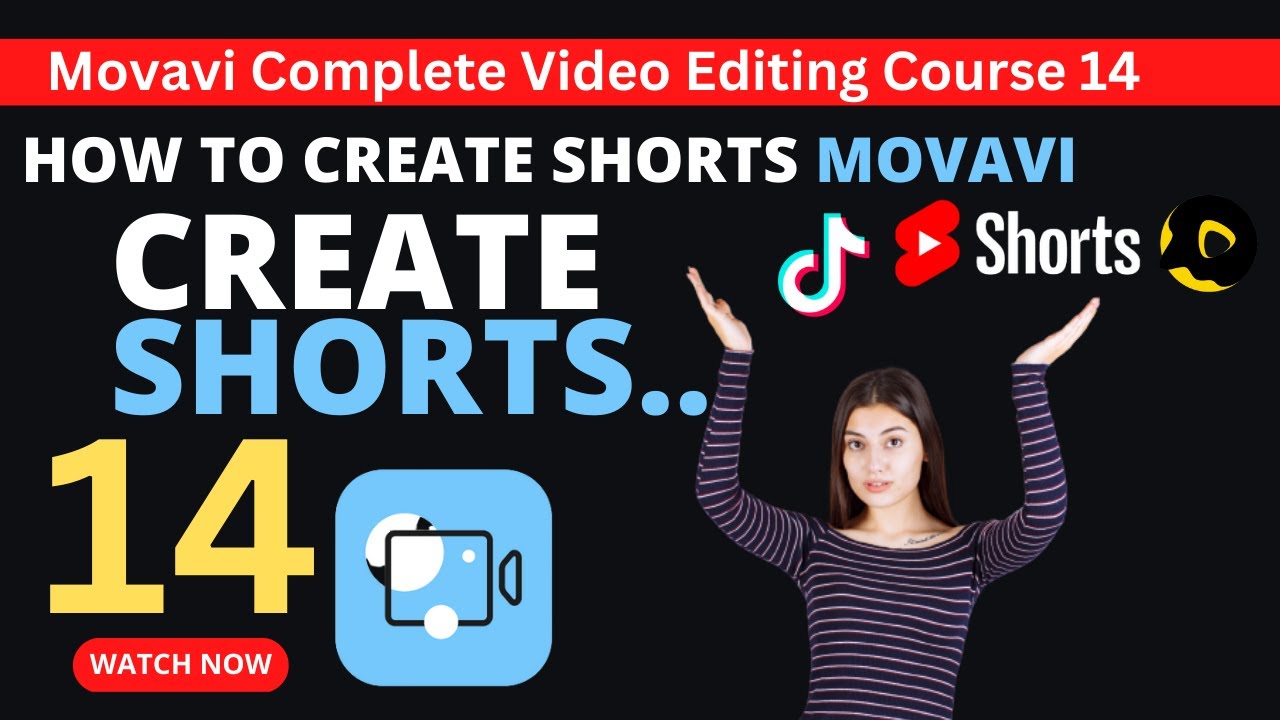 Video thumbnail for How to Create Shorts ​Videos in Movavi Video Editor For Tiktok YouTube Shorts ⬆️ Video 14.