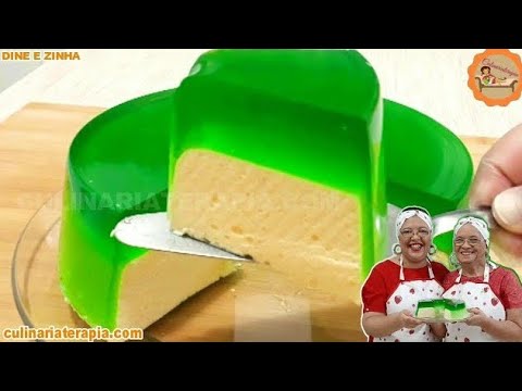 'Video thumbnail for Gelatina Flutuante Recheada Só 2 Ingredientes, impossível comer só um pedaço'