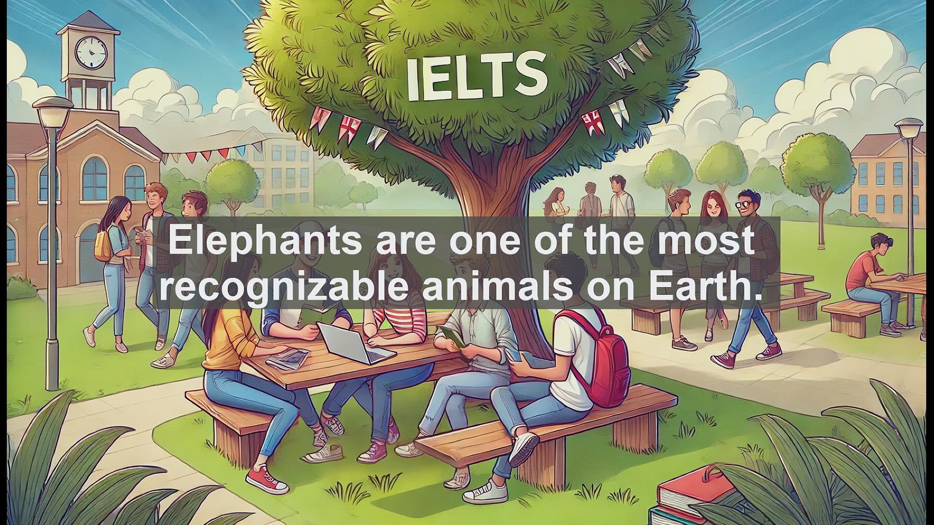 'Video thumbnail for 2500 Must Know IELTS 5.5 Vocabulary - Exploring 'Elephant': Enhance Your IELTS Vocabulary'