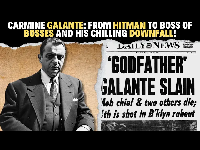 'Video thumbnail for Carmine Galante: From Hitman to Boss of Bosses and His Chilling Downfall!'