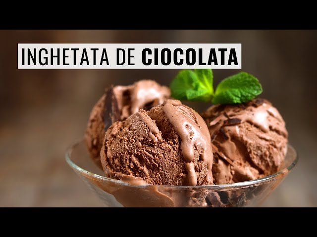 'Video thumbnail for Cea mai bună înghețată de ciocolată pe care ai mâncat-o vreodată! Fină și cremoasă | Bucate Aromate'