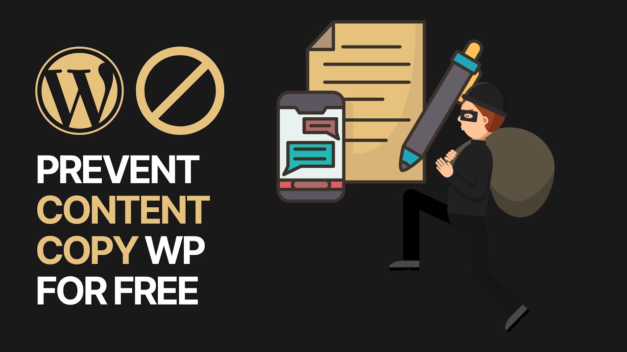 'Video thumbnail for How To Protect Content Your WordPress For Free_ Stop Copy & Prevent Text Selection'