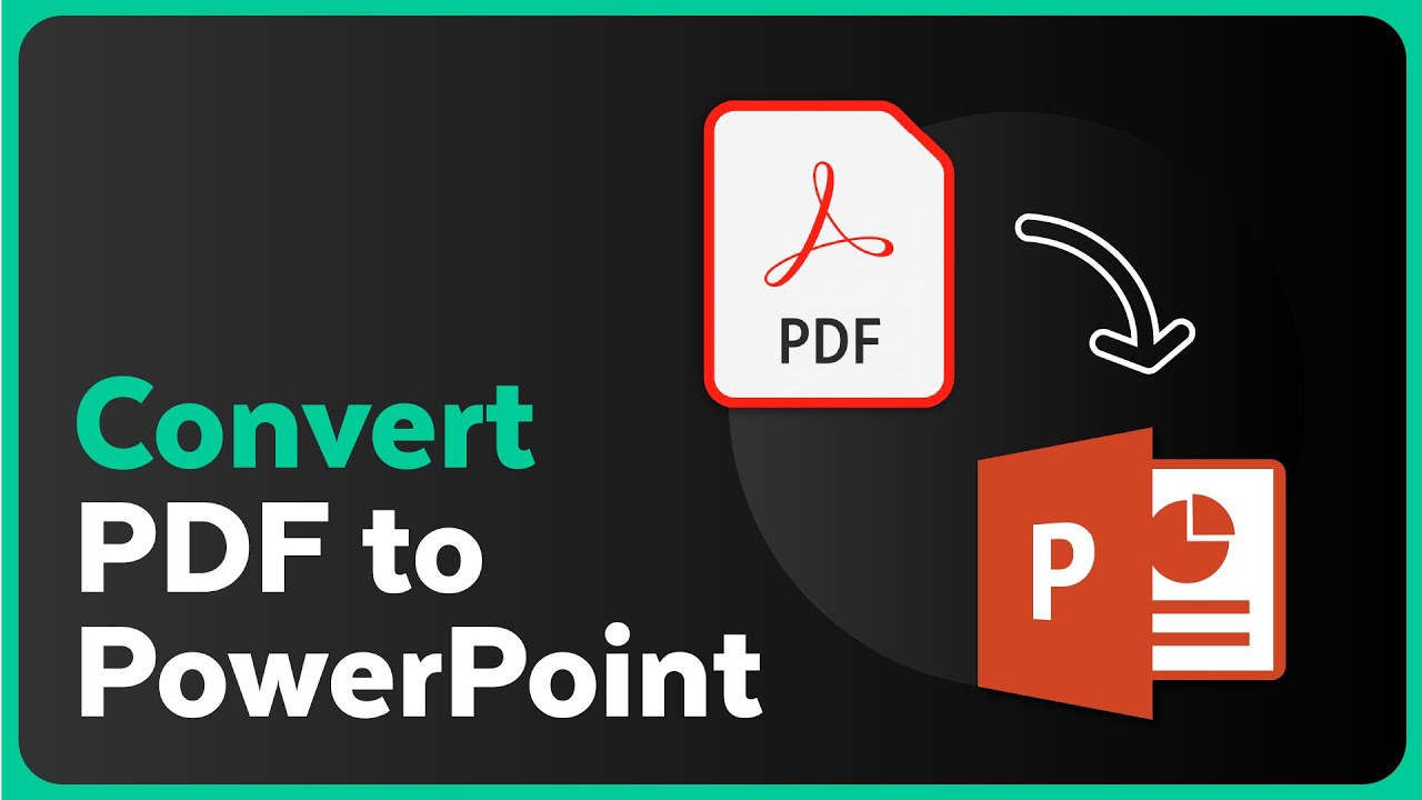 'Video thumbnail for How to Convert your PDF file to PowerPoint _ PDF to PPT'