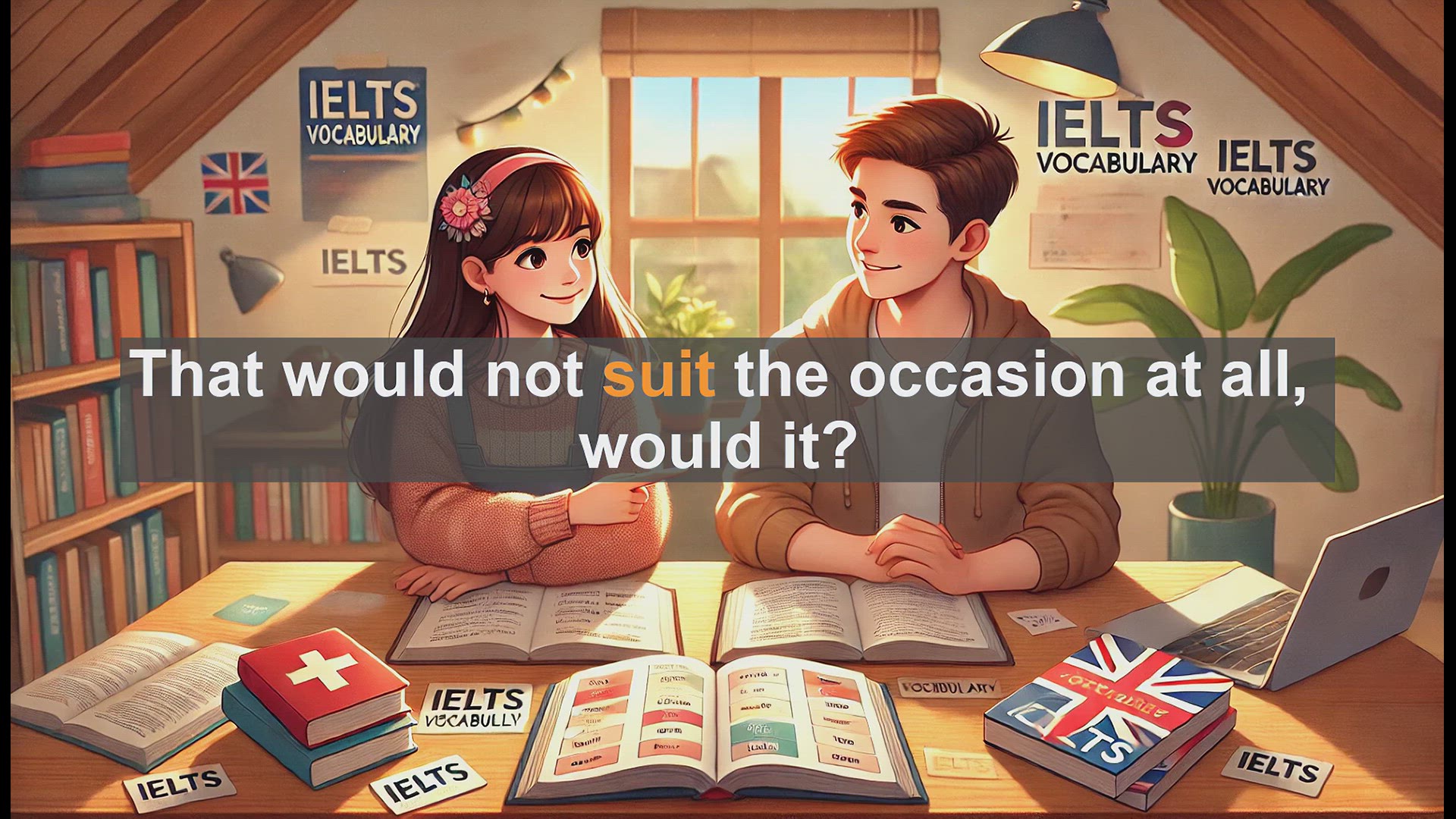 'Video thumbnail for 2500 Must Know IELTS 5.5 Vocabulary - Master the Word 'Suit' for IELTS Success'