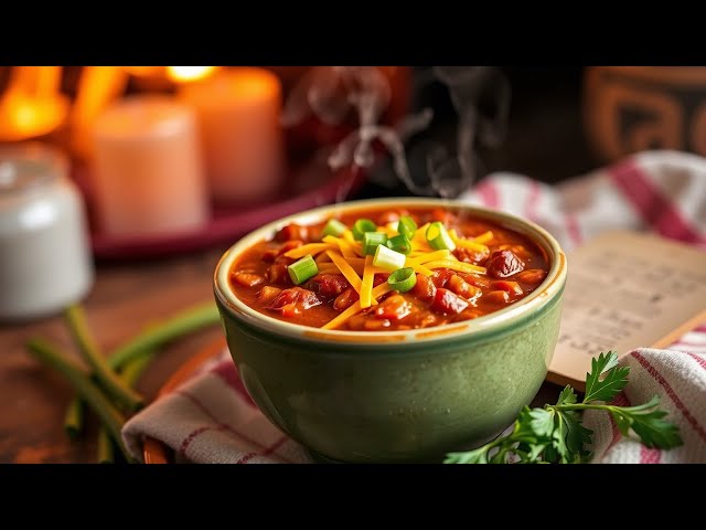 Video thumbnail for 🍲 “Hearty Homemade Chili — Best Comfort Food for Cold Days!”