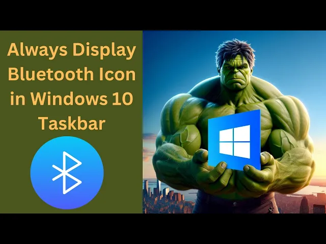 'Video thumbnail for How to Always Display Bluetooth Icon in Windows 10 Taskbar | GearUpWindows Tutorial'