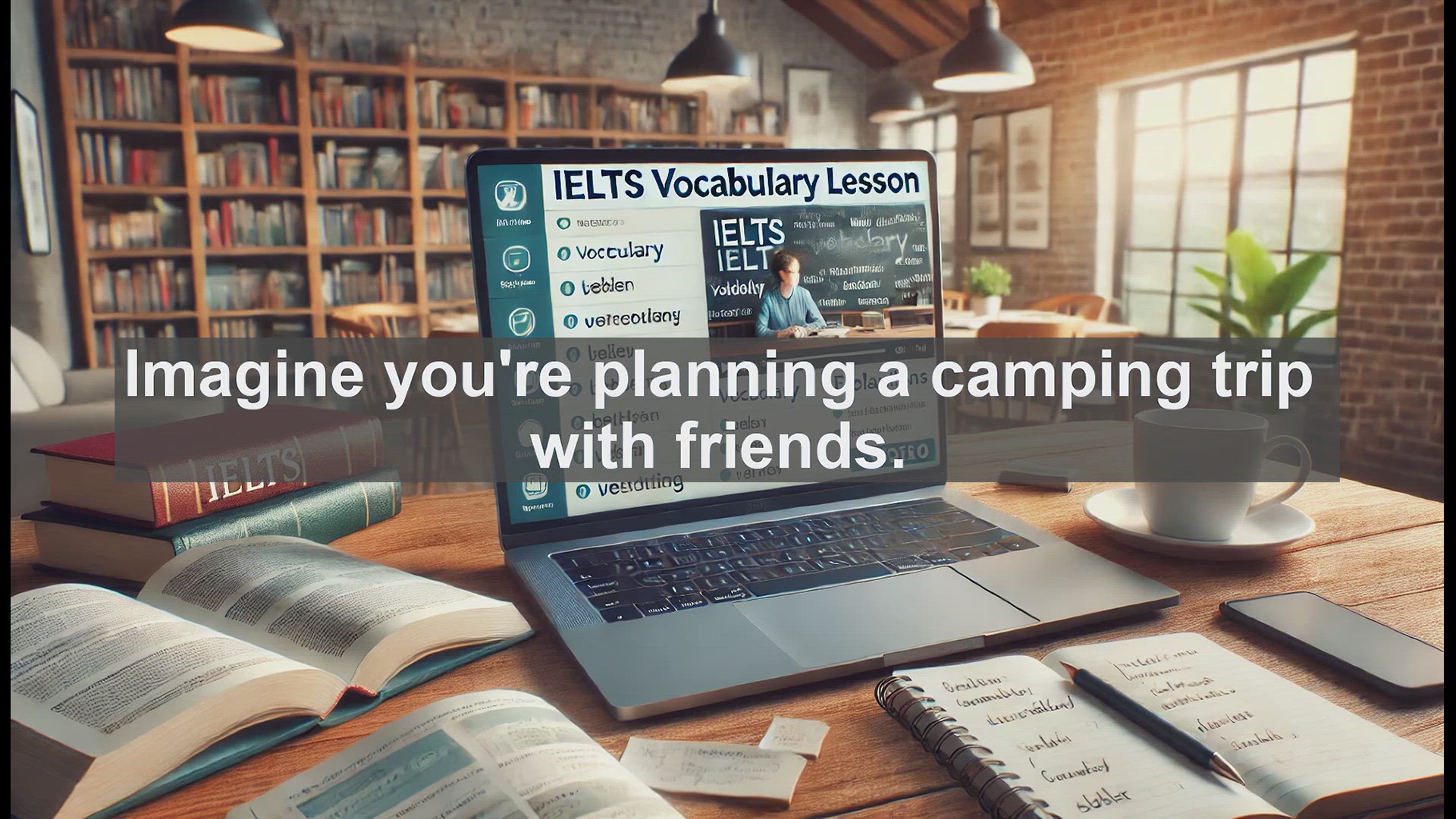 'Video thumbnail for 2500 Must Know IELTS 5.5 Vocabulary - Mastering 'Tent' for IELTS: Essential Camping Vocabulary'