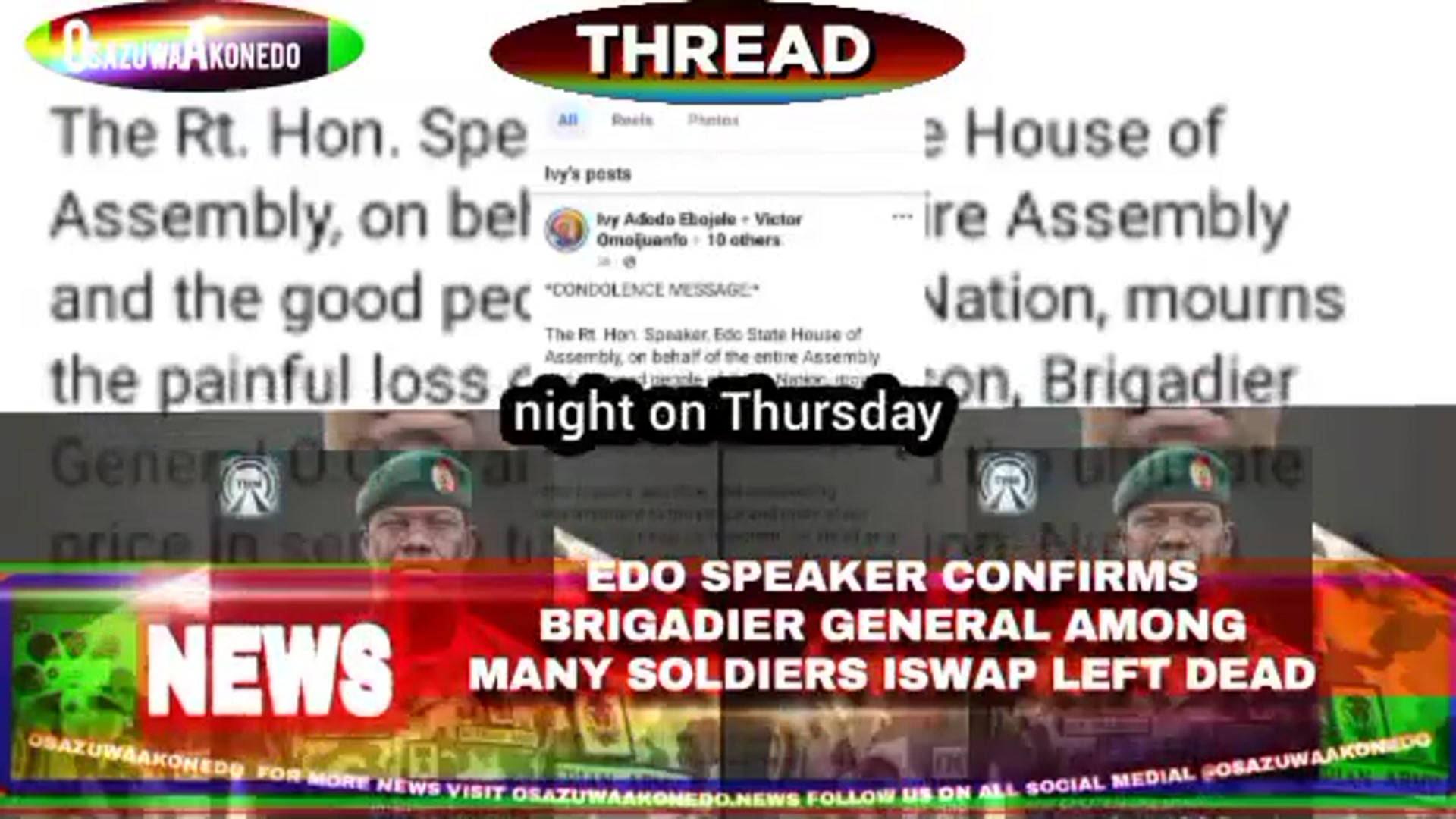 Video thumbnail for NewsThread @4pm 10 4