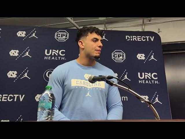 Video thumbnail for UNC defensive end Melkart Abou-Jaoude