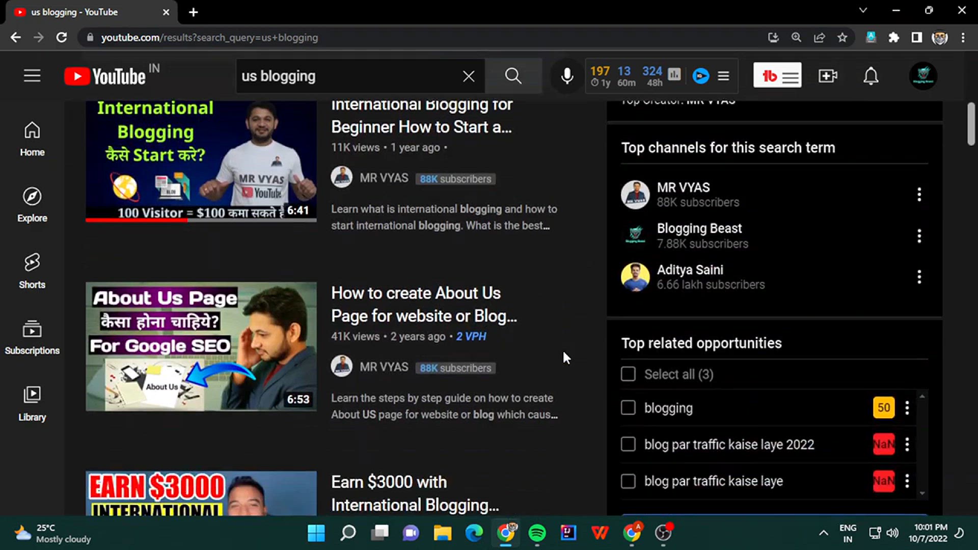 'Video thumbnail for Hindi Blogging VS International Blogging _ Which is Best _'