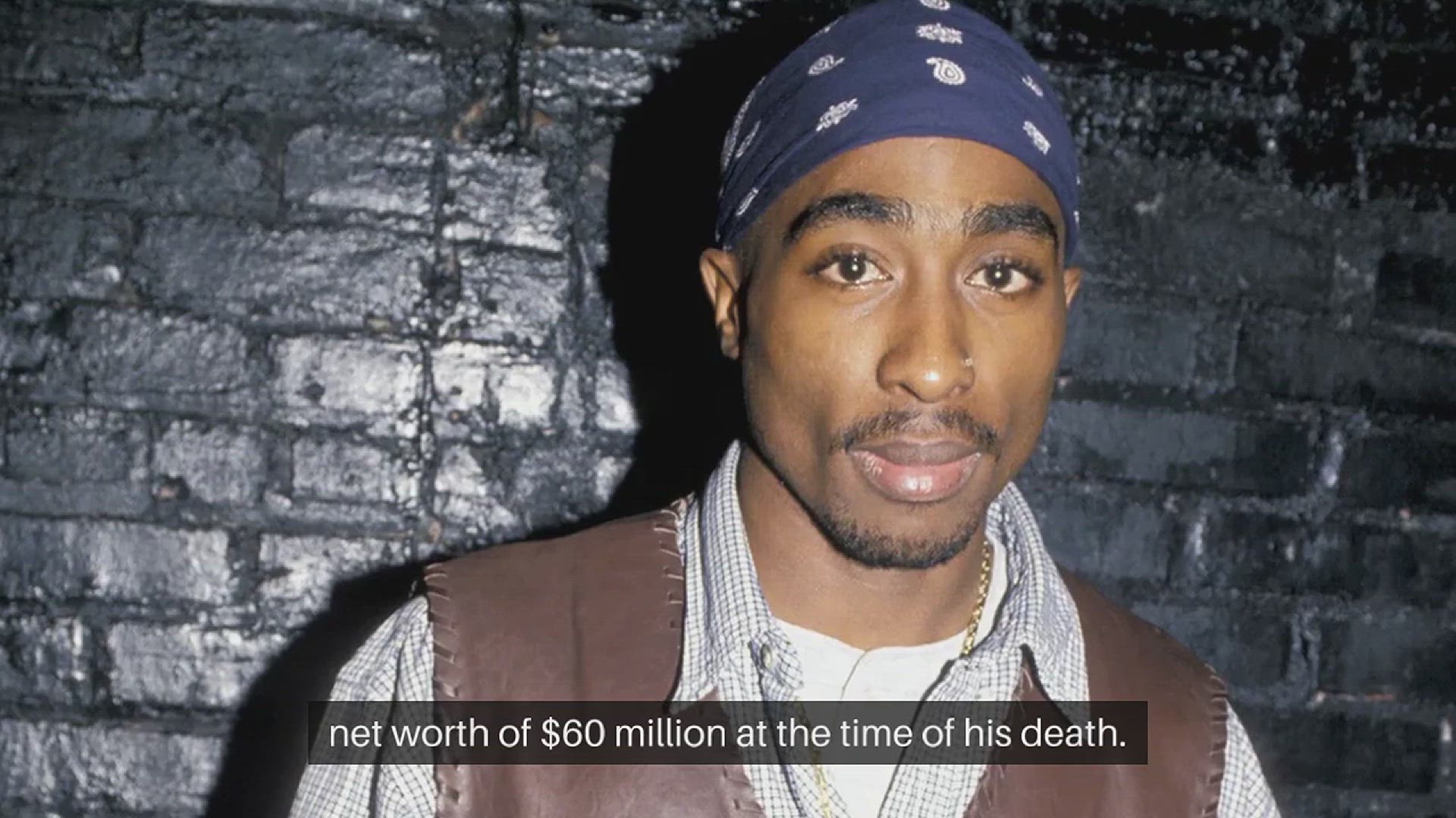 'Video thumbnail for Tupac Shakur's Net Worth'