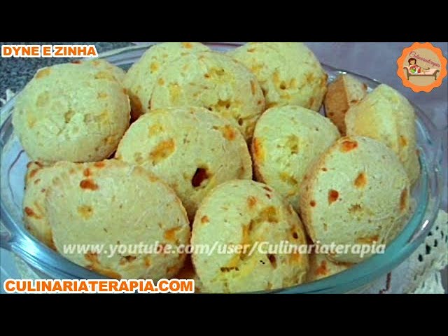 'Video thumbnail for Pão de Queijo de Liquidificador na Forminha com Polvilho Doce e Polvilho Azedo'
