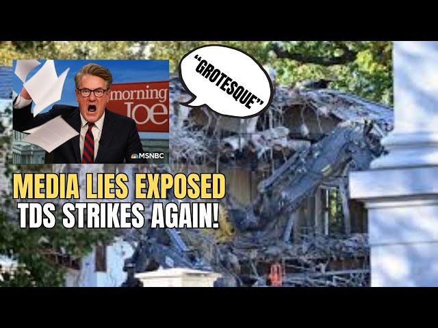 Video thumbnail for Trump's WH Ballroom BREAKS Liberal Media Completely