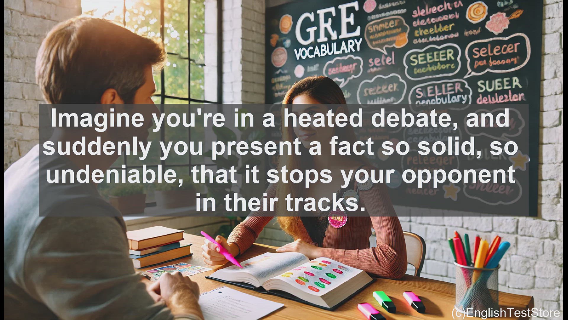 'Video thumbnail for GRE Vocabulary Lesson: The Power of Incontrovertible Evidence'