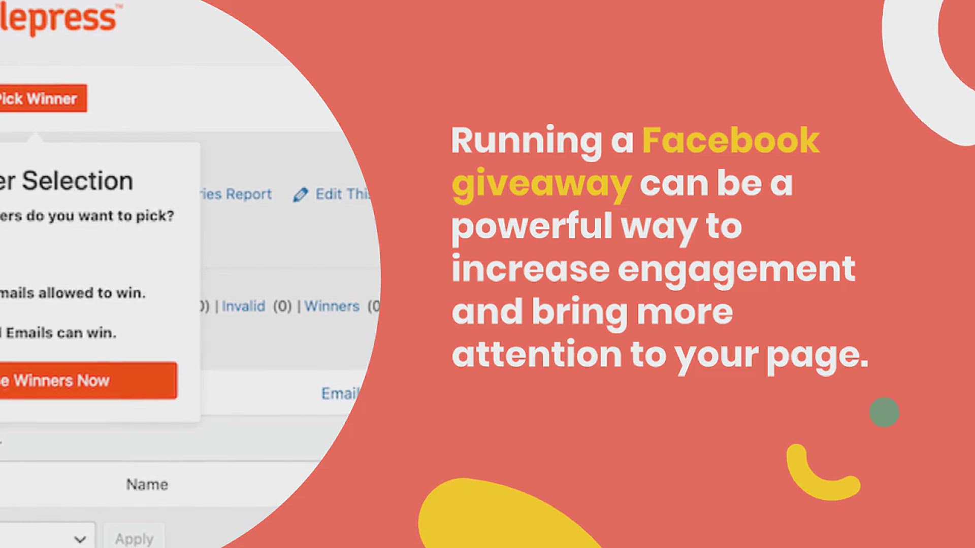 'Video thumbnail for How to Add a Facebook Giveaway in WordPress to Boost Engagement'