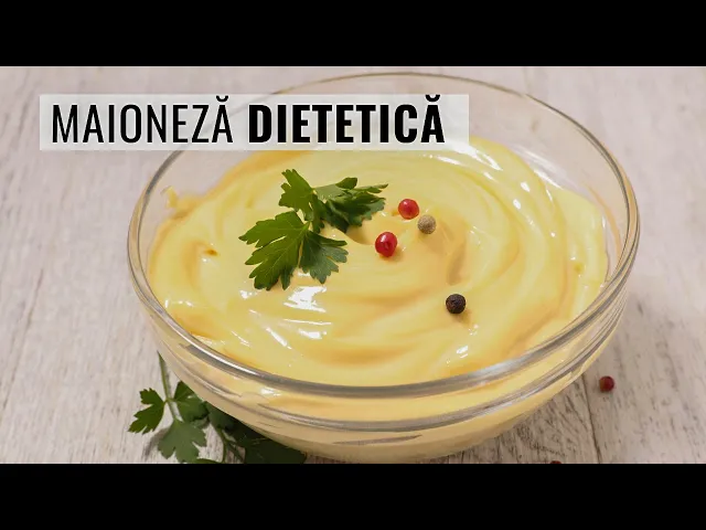 'Video thumbnail for Fără ulei și fără ou crud. Maioneză dietetică cu 85% mai puține calorii decât cea clasică!'