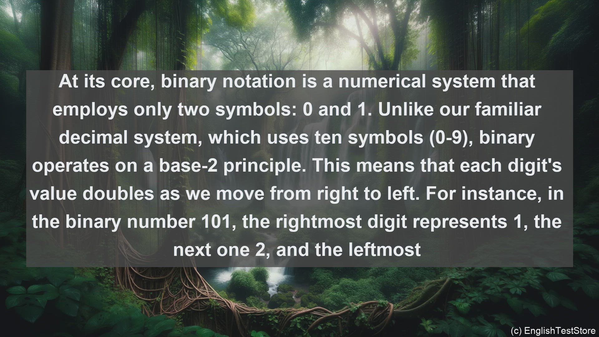 'Video thumbnail for Binary notation in science  definition and examples'