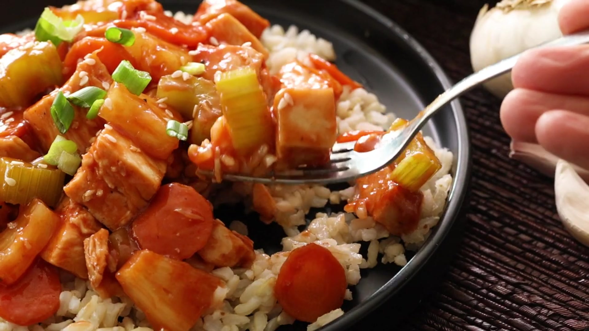 Video thumbnail for Gluten-Free Sweet and Sour Chicken Recipe with Honey in Hexclad (720p 24fps)
