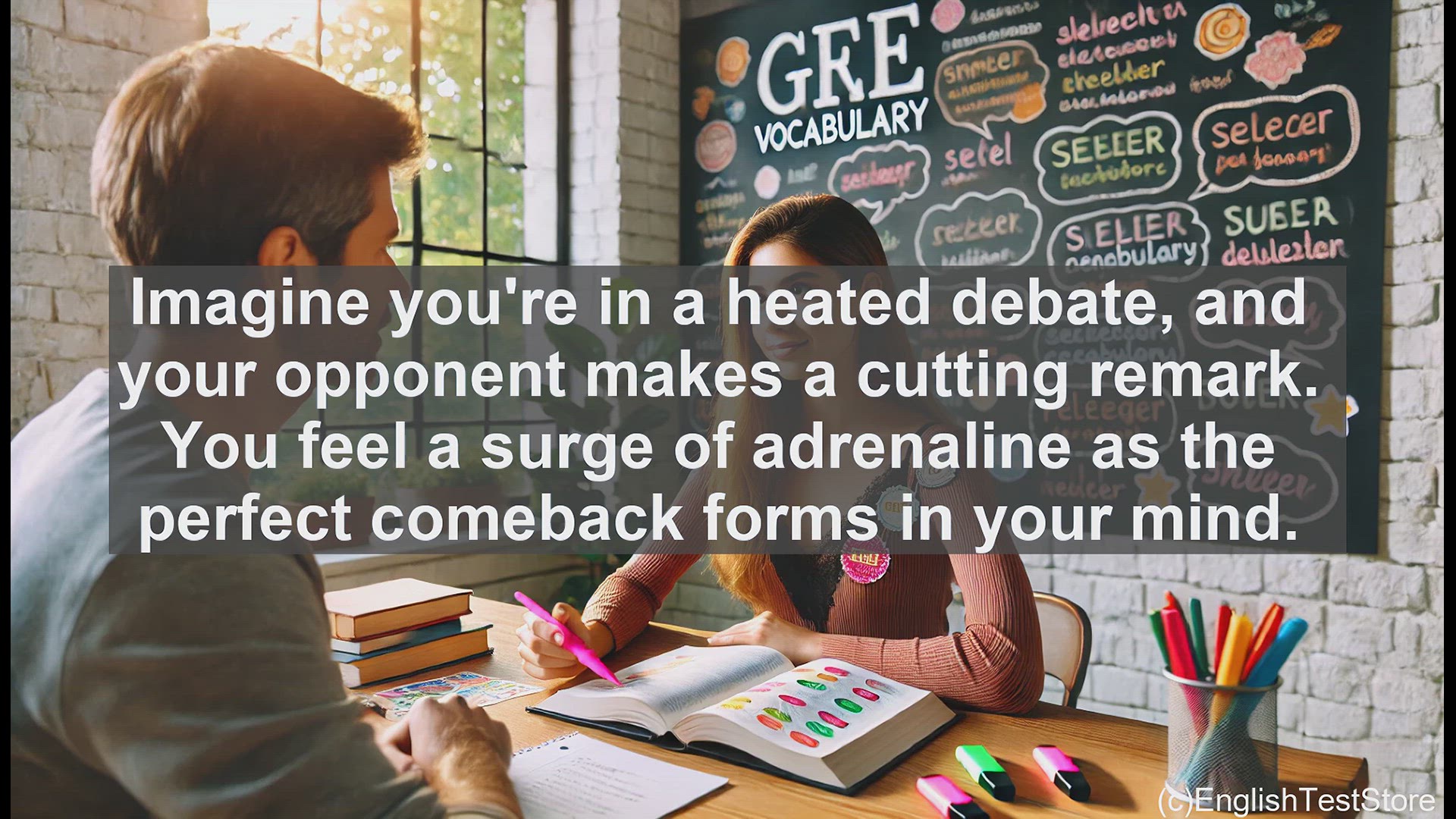 'Video thumbnail for GRE Vocabulary Lesson: Mastering the Art of Retorts - Elevating Your Vocabulary and Communication'