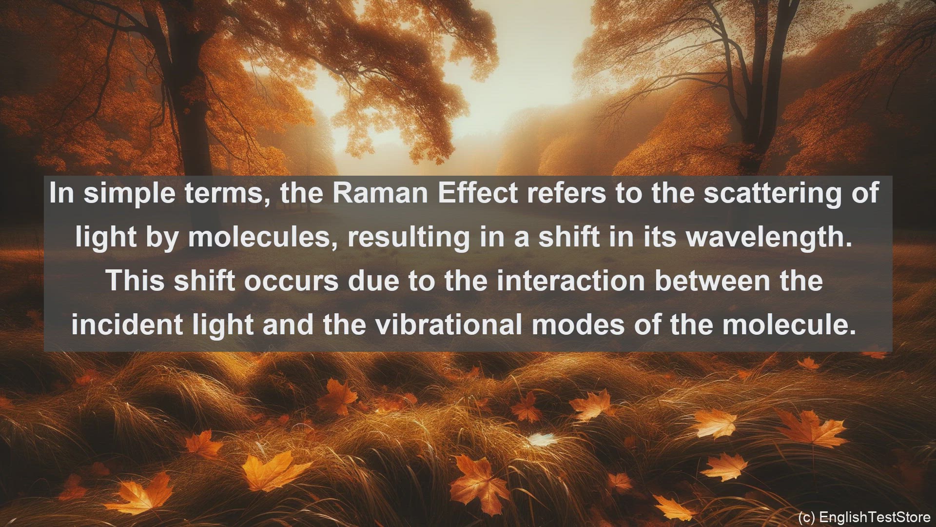 'Video thumbnail for Raman effect in science  definition and examples'