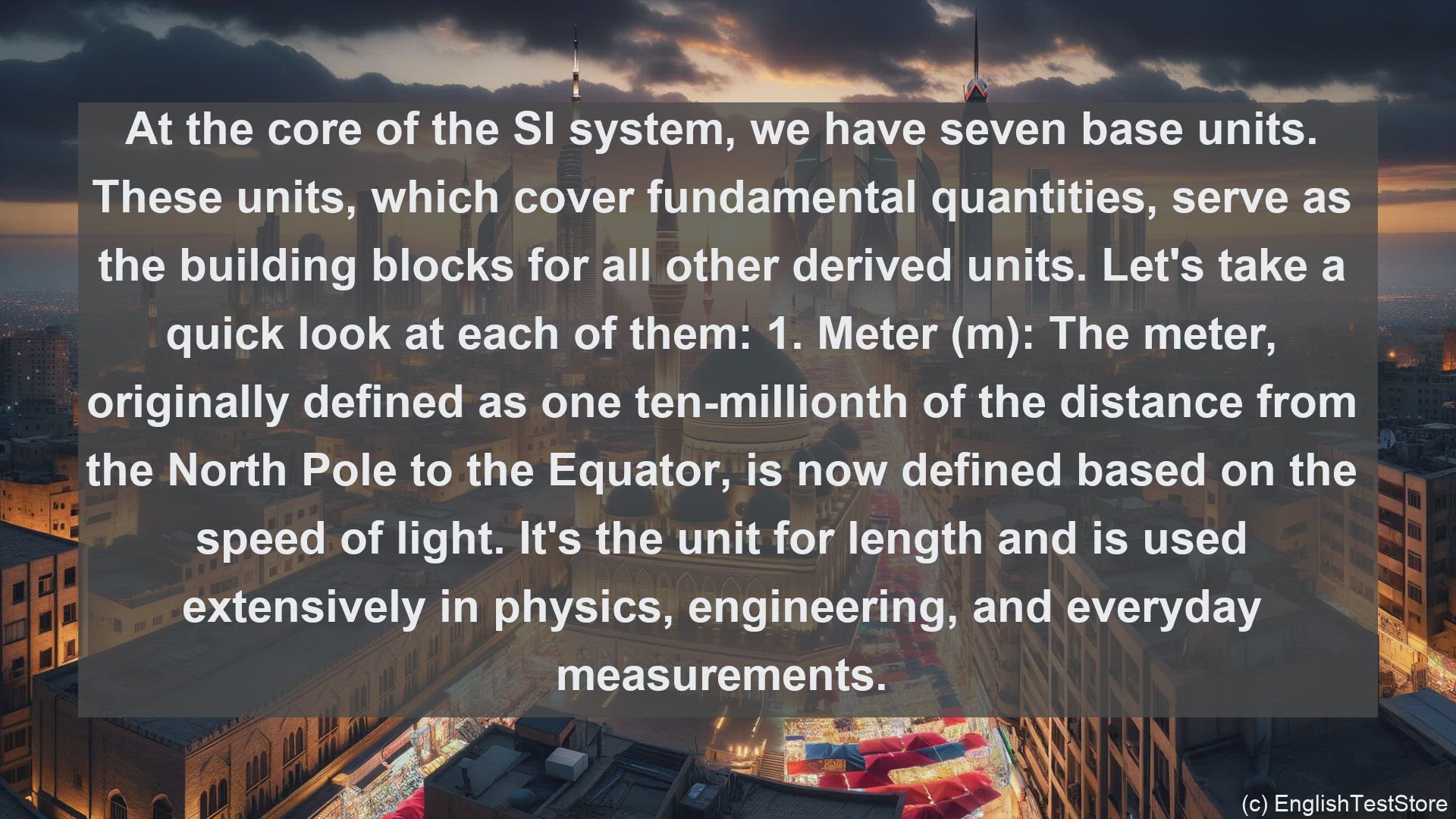'Video thumbnail for Si units in science  definition and examples'