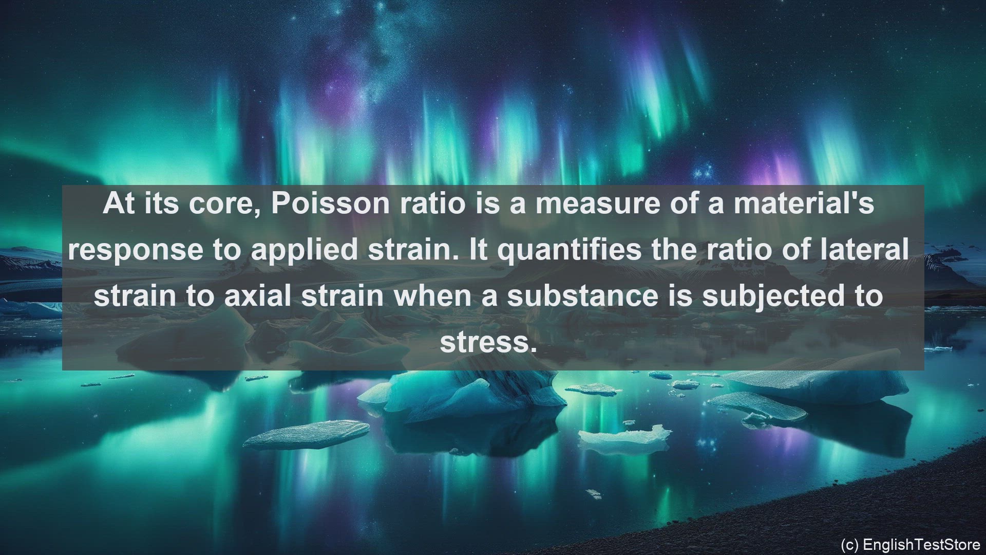 'Video thumbnail for Poisson ratio in science  definition and examples'