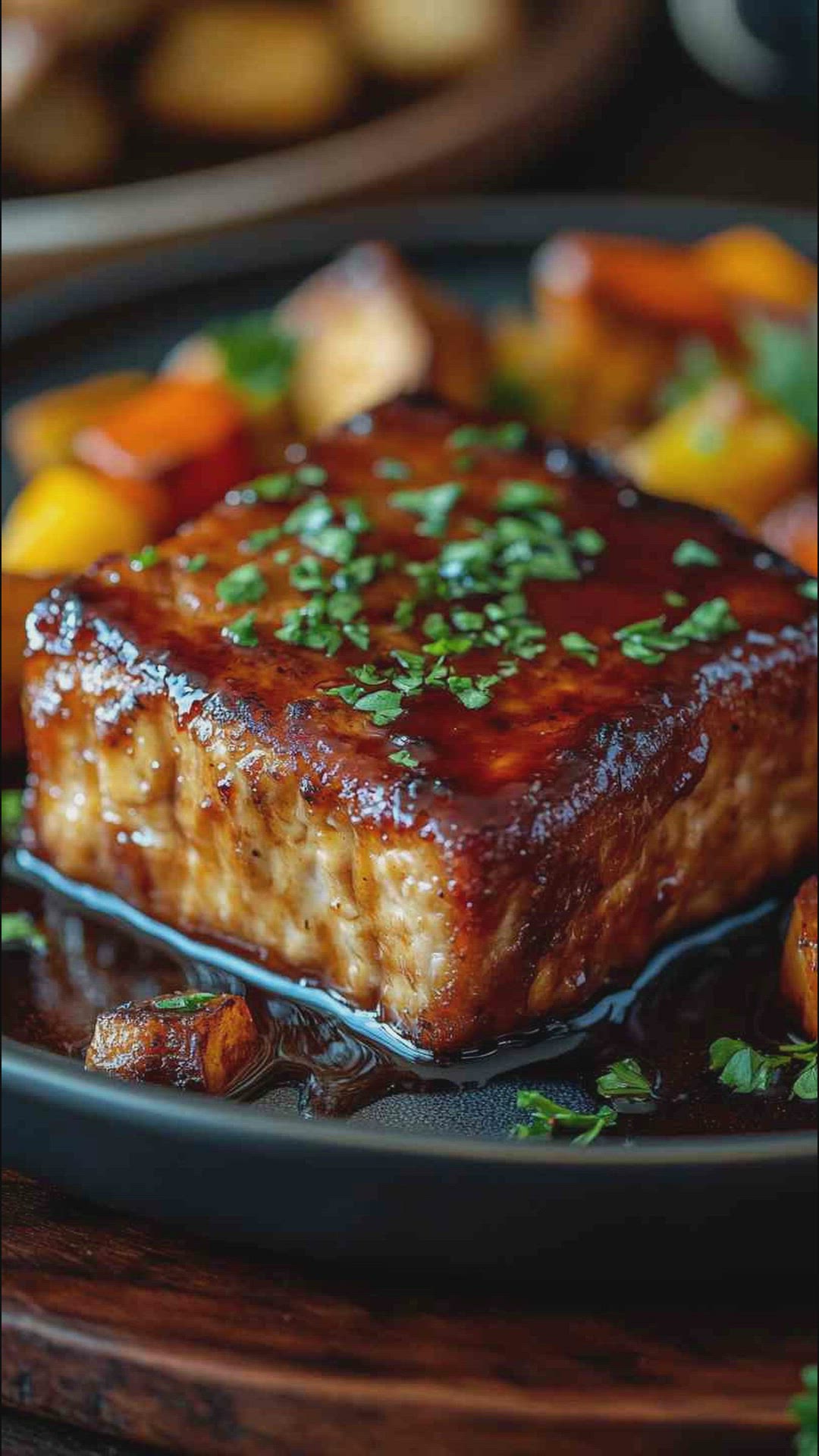 'Video thumbnail for Sticky Maple Air Fryer Tofu Recipe'