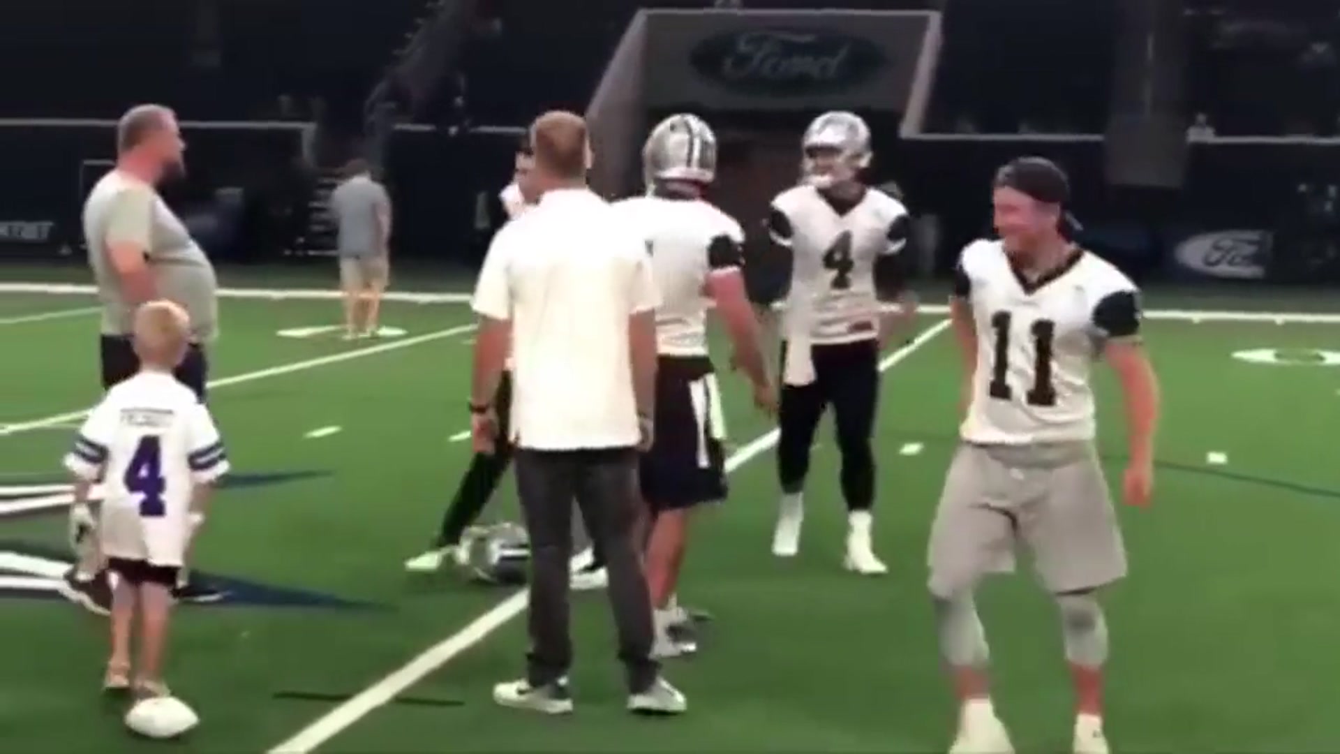 'Video thumbnail for law nation sports: dak prescott & mike white crossbar challenge!'