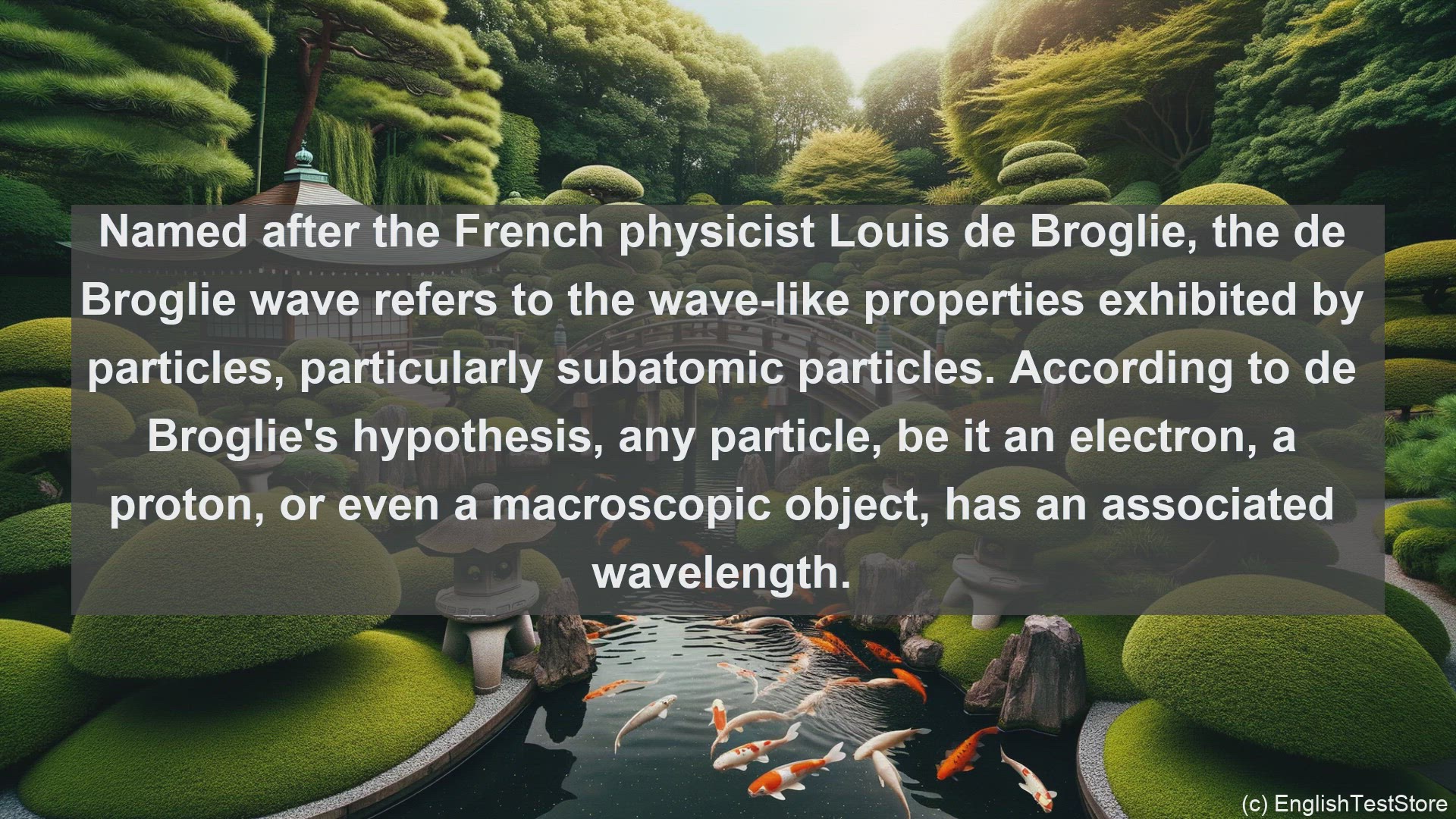 'Video thumbnail for De broglie wave in science  definition and examples'