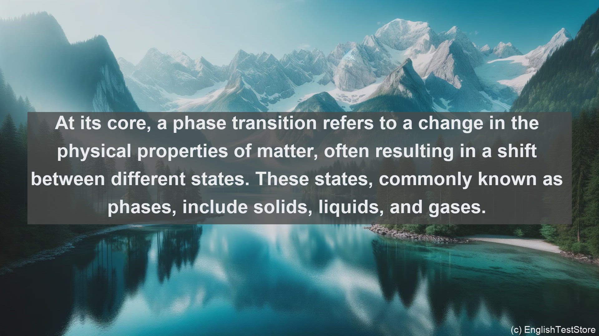 'Video thumbnail for Phase transition in science  definition and examples'